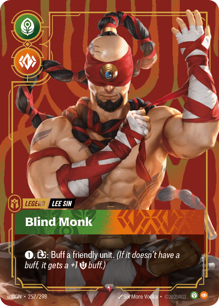Blind Monk - 257/298 - Rare - Origins
