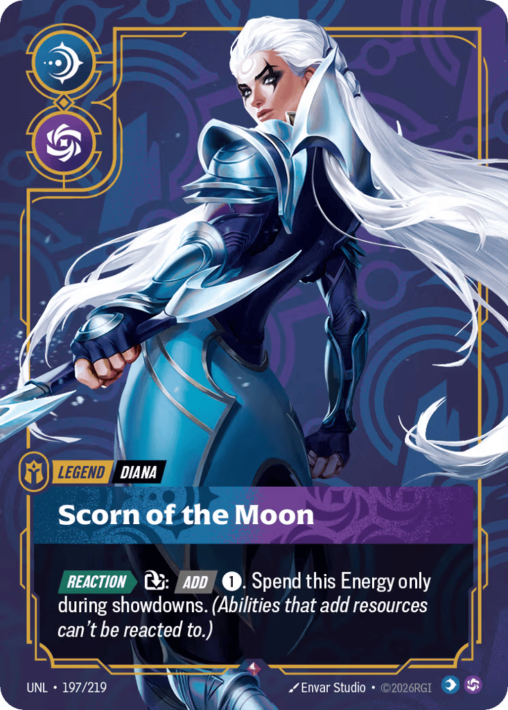Scorn Of The Moon - 197/219 - Rare - Unleashed