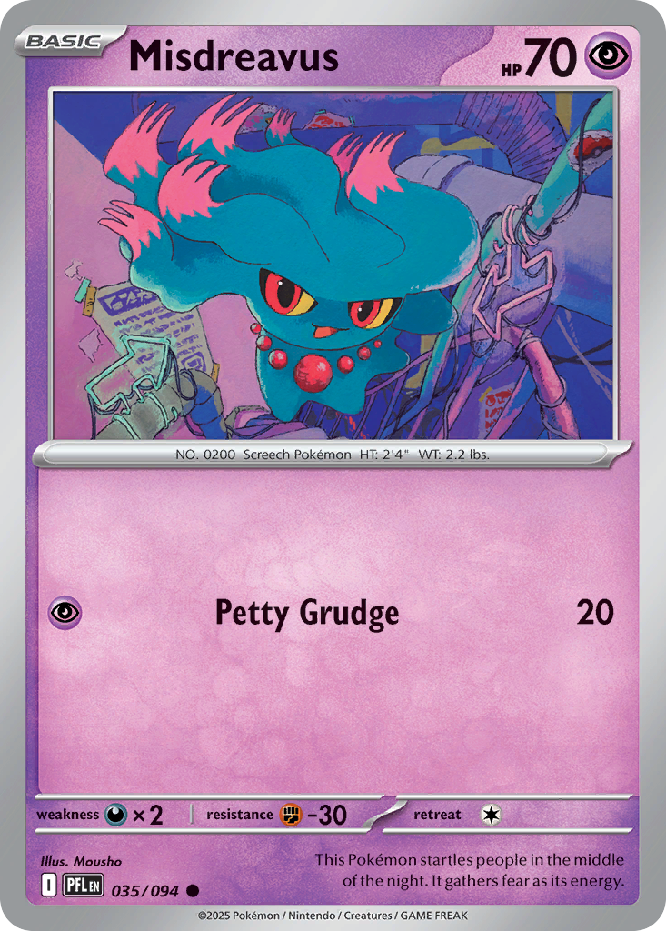 Misdreavus - 35/94 - Phantasmal Flames