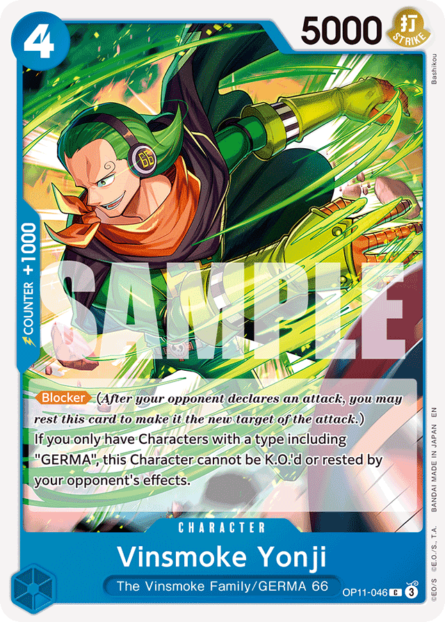 Vinsmoke Yonji - OP11-046 - Common - A Fist Of Divine Speed