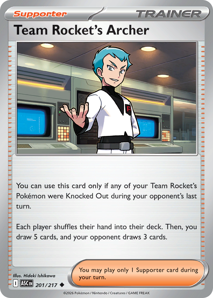 Team Rocket's Archer - 201/217 - Ascended Heroes