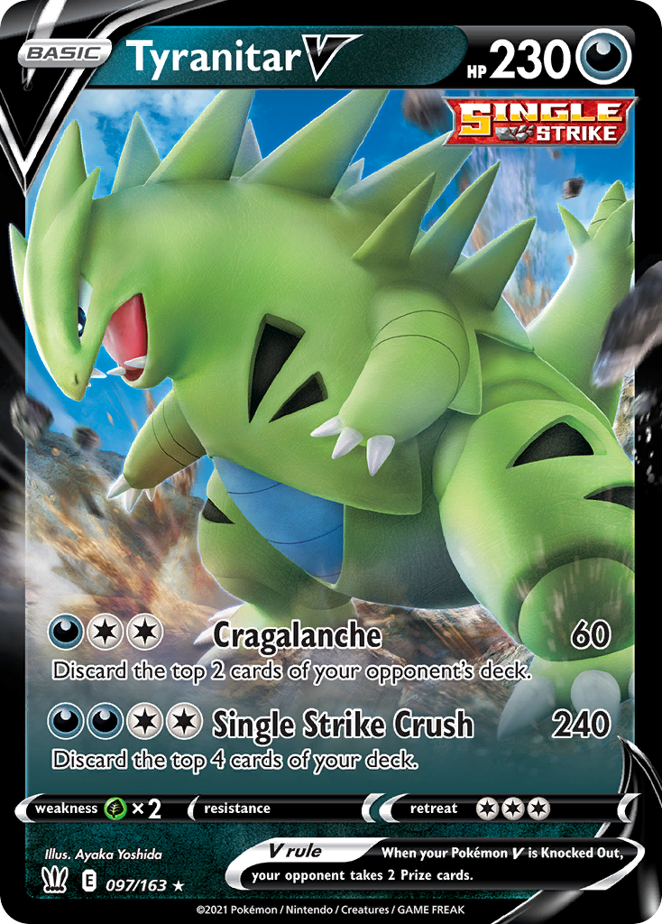 Tyranitar V - 097/163 - Battle Styles