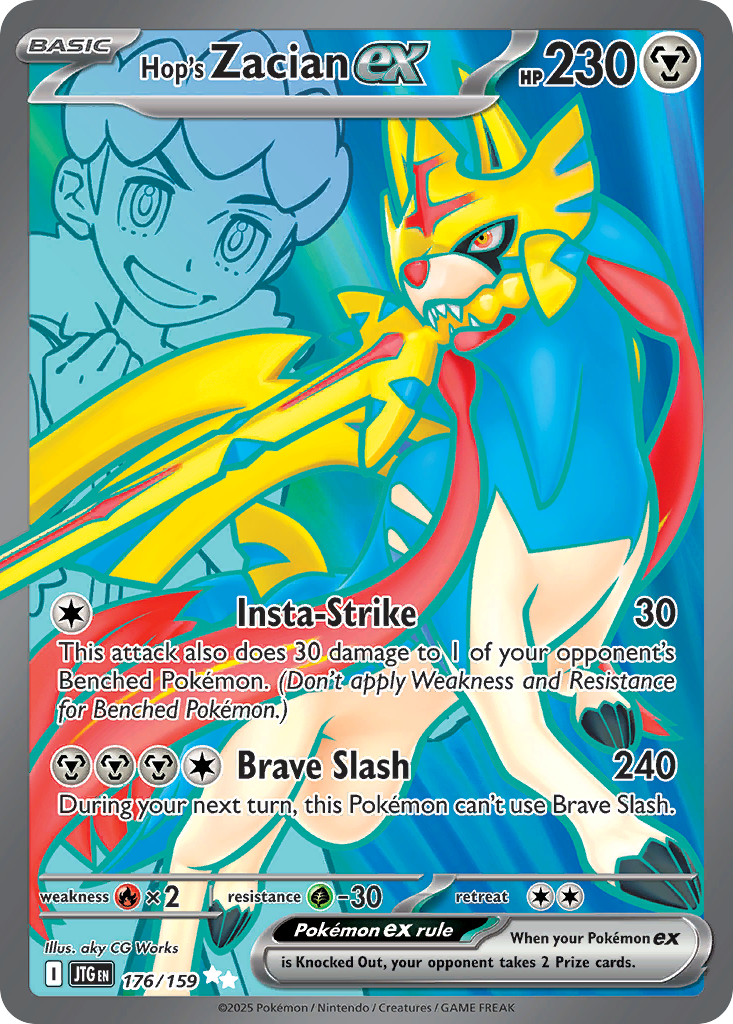 Hop's Zacian ex - 176/159 - Journey Together