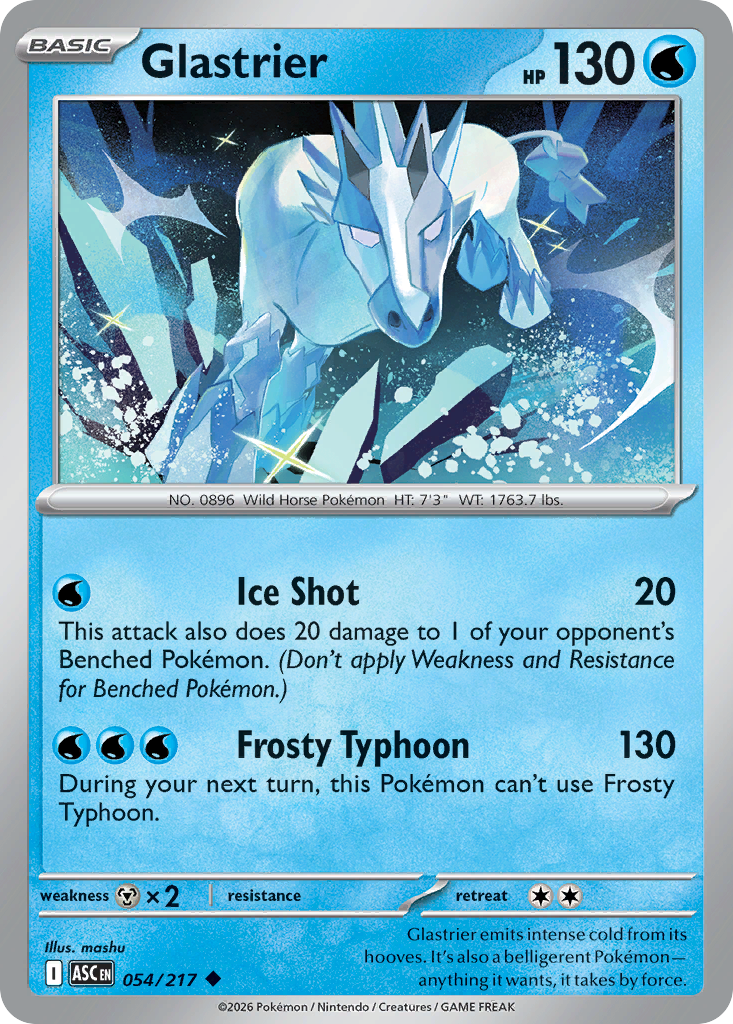 Glastrier - 054/217 - Ascended Heroes
