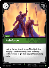 Reinforce - 062/298 - Uncommon - Origins