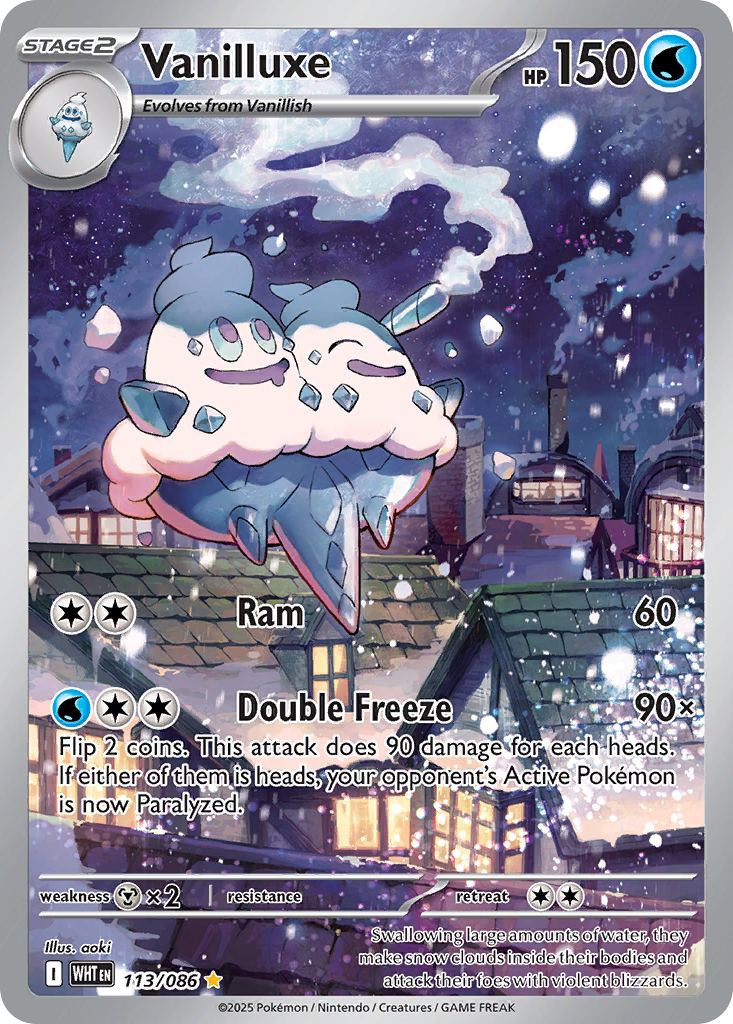 Vanilluxe - 113/86 - White Flare