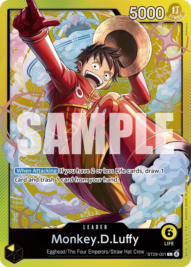 Monkey.D.Luffy - ST29-001 - Leader - Egghead