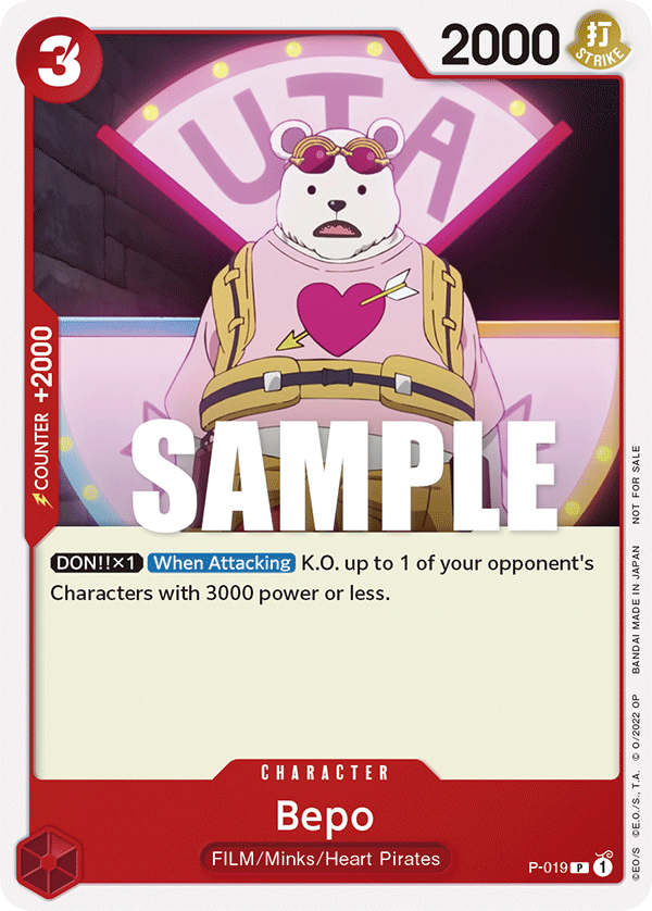 Bepo - P-019 - Promo - Promos