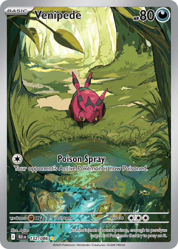 Venipede - 132/86 - Black Bolt