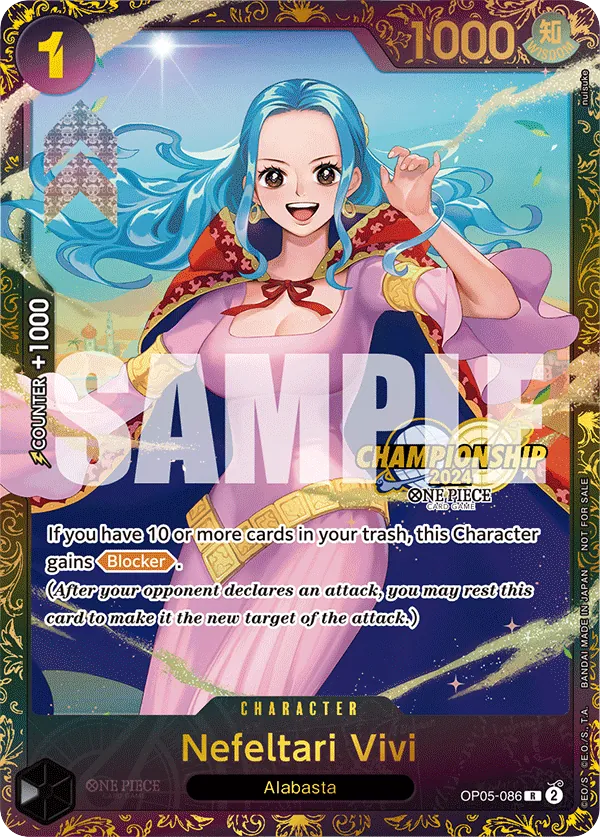 Nefeltari Vivi - OP05-086 - Rare (Championship Stamp2024) - Awakening of the New Era