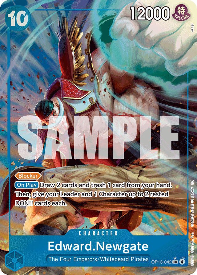 Edward.Newgate - OP13-042 - Super Rare (Alternate Art) - Carrying On His Will