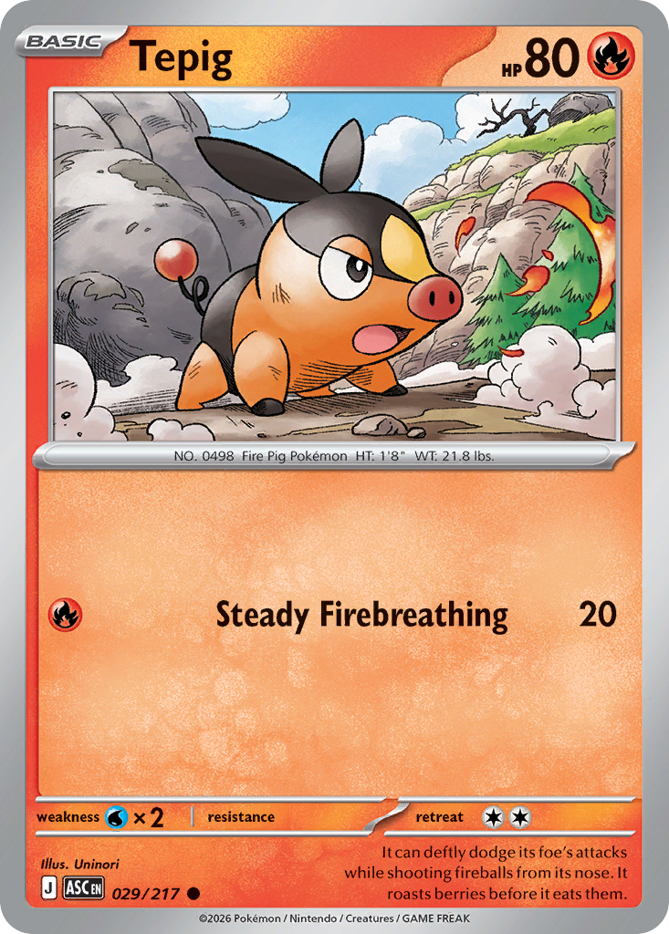 Tepig - 029/217 - Ascended Heroes