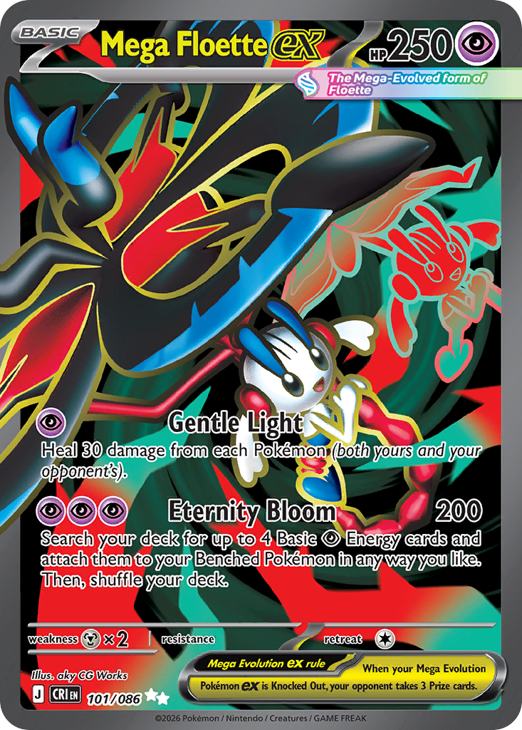 Mega Floette ex - 101/86 - Chaos Rising