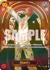 Shanks - OP09-004 - Super Rare (Gold Special Alt Art) - Emperors In The New World
