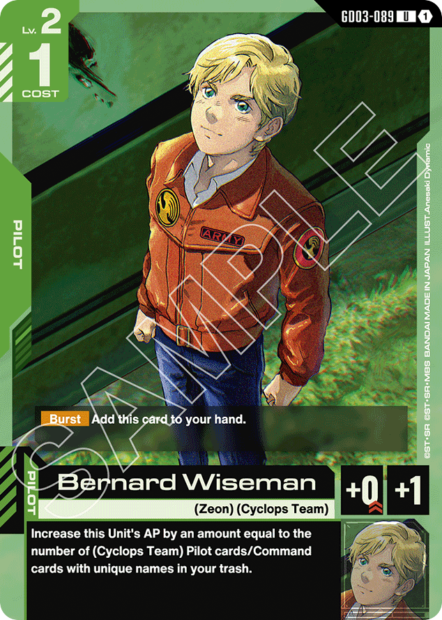 Bernard Wiseman - GD03-089 - Uncommon - Steel Requiem
