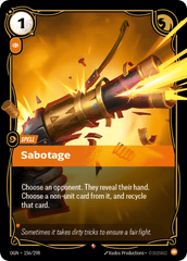 Sabotage - 156/298 - Rare - Origins