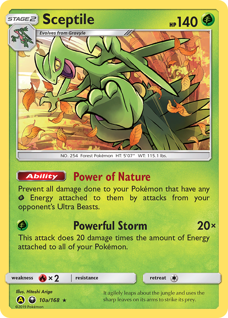 Sceptile - 10a/168 - Celestial Storm