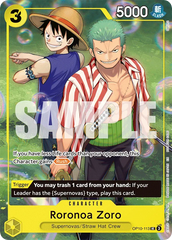 Roronoa Zoro - OP10-113 - Uncommon (Learn Together Alt Art) - Royal Blood