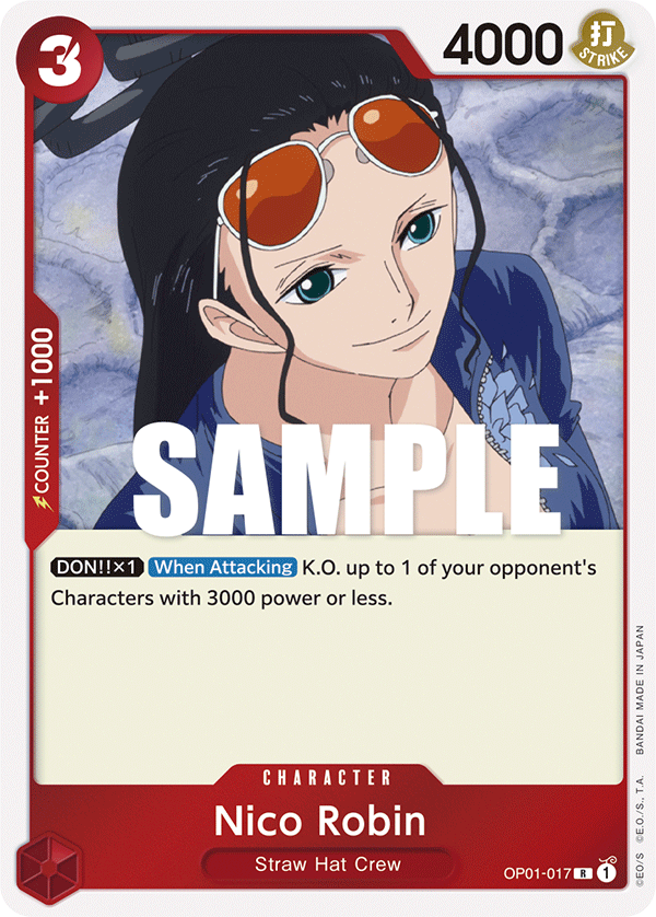 Nico Robin - OP01-017 - Rare - Romance Dawn