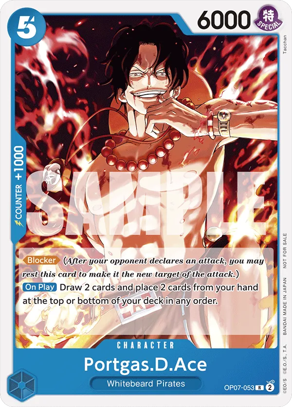 Portgas.D.Ace - OP07-053 - Rare (Tournament Pack Alt Art) - 500 Years In The Future