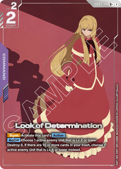 Look of Determination - GD03-114 - Rare (Alternate Art) - Steel Requiem