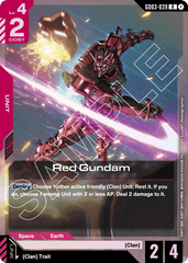 Red Gundam - GD03-039 - Rare - Steel Requiem
