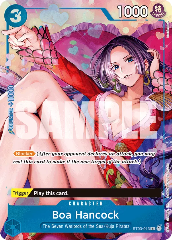 Boa Hancock - ST03-013 - Common (Best Selection Vol2Alt Art) - The Seven Warlords of the Sea