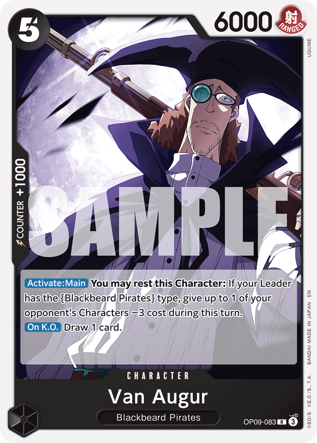 Van Augur - OP09-083 - Rare (Reprint) - Emperors In The New World