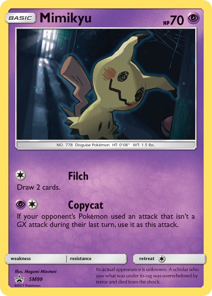 Mimikyu - SM99 - SM Black Star Promos