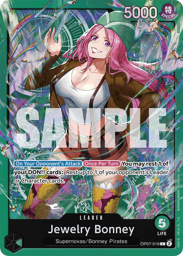 Jewelry Bonney - OP07-019 - Leader (Starter Deck) - 500 Years In The Future