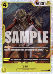 Sanji - OP04-104 - Super Rare (Reprint) - Kingdoms of Intrigue