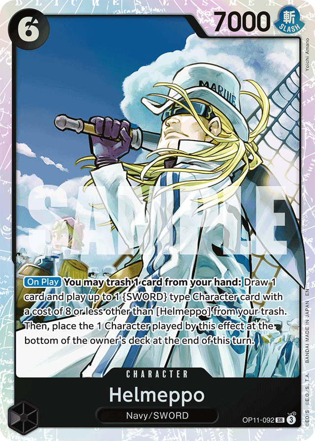 Helmeppo - OP11-092 - Super Rare - A Fist Of Divine Speed