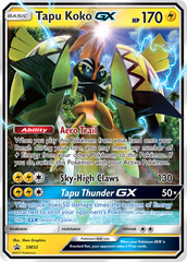 Tapu Koko-GX - SM33 - SM Black Star Promos