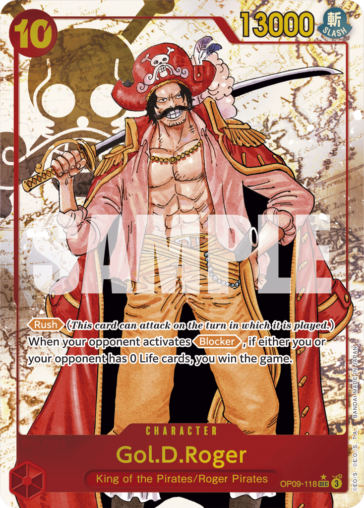 Gol.D.Roger - OP09-118 - Secret Rare (Alternate Art) - Emperors In The New World
