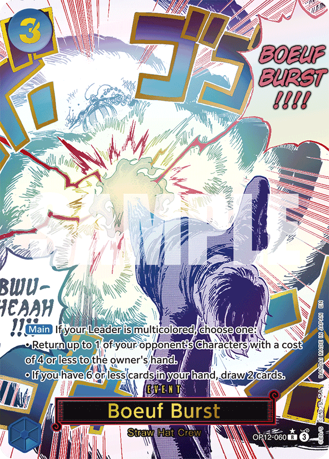 Boeuf Burst - OP12-060 - Rare (Alternate Art) - Legacy of the Master