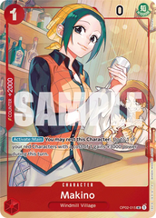Makino - OP02-015 - Uncommon (First Anniversary Alt Art) - Paramount War