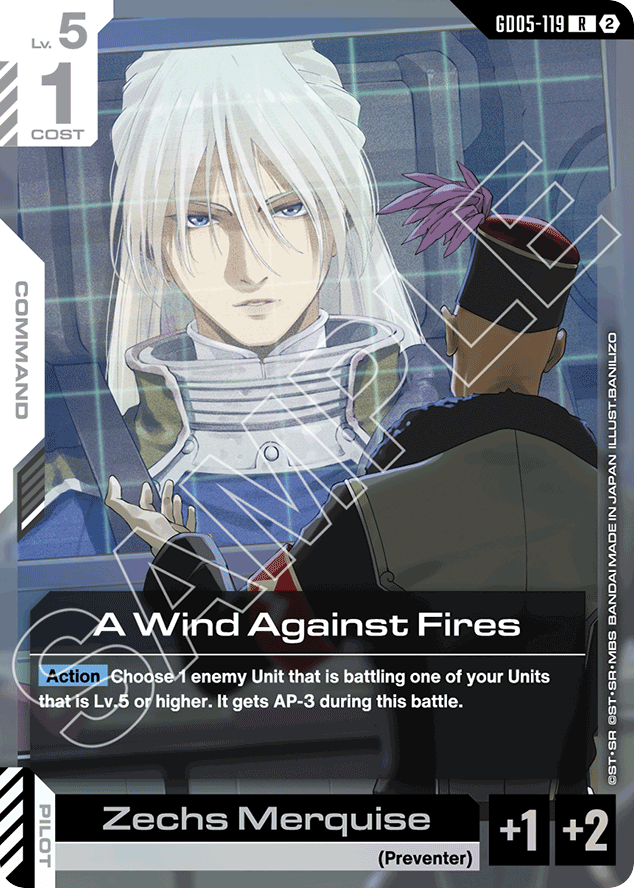 A Wind Against Fires - GD05-119 - Rare - Freedom Ascension