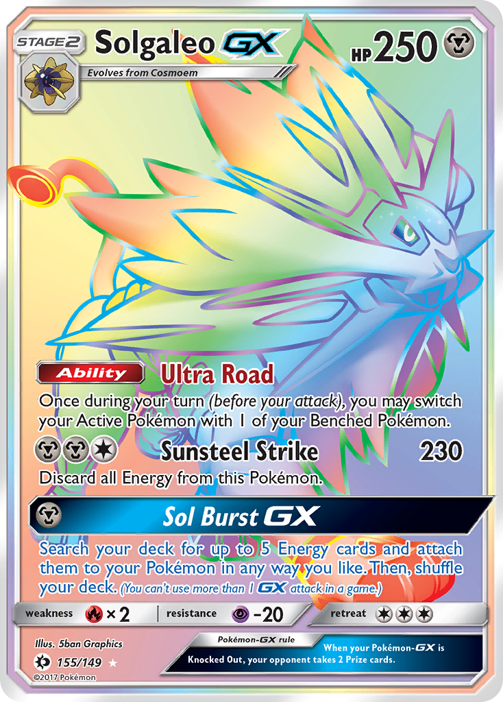 Solgaleo-GX - 155/149 - Sun & Moon