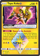 Tapu Koko ◇ - 051/181 - Team Up