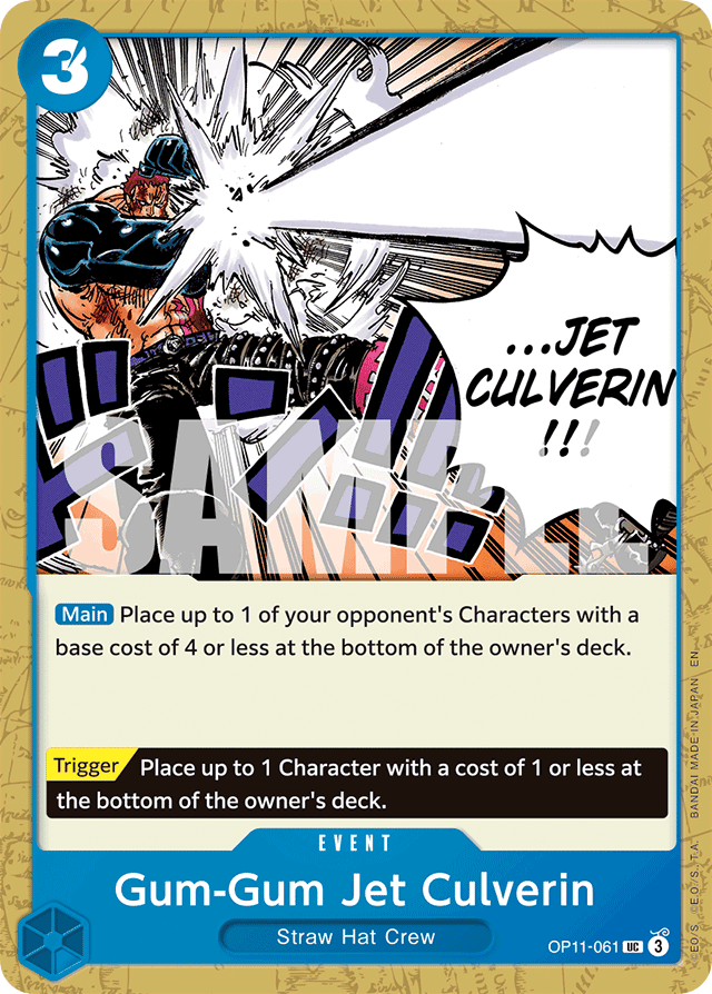 Gum-Gum Jet Culverin - OP11-061 - Uncommon - A Fist Of Divine Speed