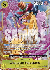 Charlotte Perospero - OP03-113 - Super Rare (Premium Alt Art) - Pillars of Strength