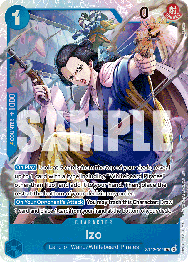 Izo - ST22-002 - Super Rare - Ace & Newgate