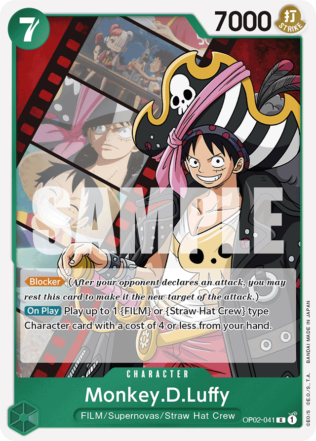 Monkey.D.Luffy - OP02-041 - Rare - Paramount War