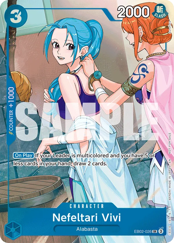 Nefeltari Vivi - EB02-026 - Super Rare (Dash Pack Alt Art) - Anime 25th Collection