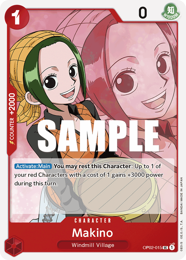 Makino - OP02-015 - Uncommon - Paramount War