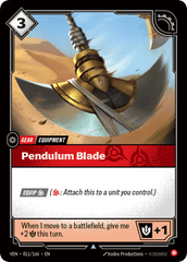Pendulum Blade - 011/166 - Uncommon - Vendetta