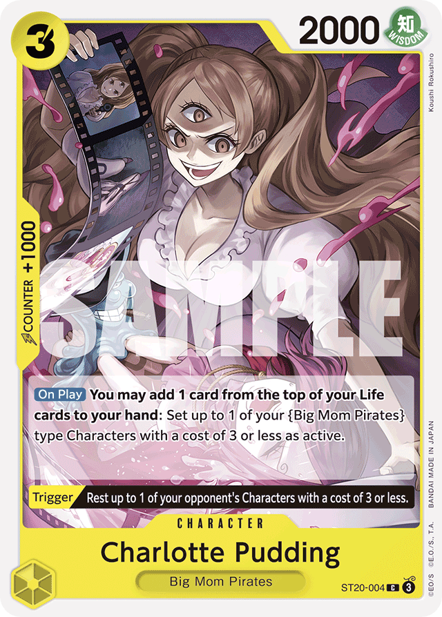 Charlotte Pudding - ST20-004 - Common - YELLOW Charlotte Katakuri