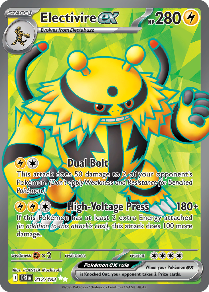 Electivire ex - 212/182 - Destined Rivals
