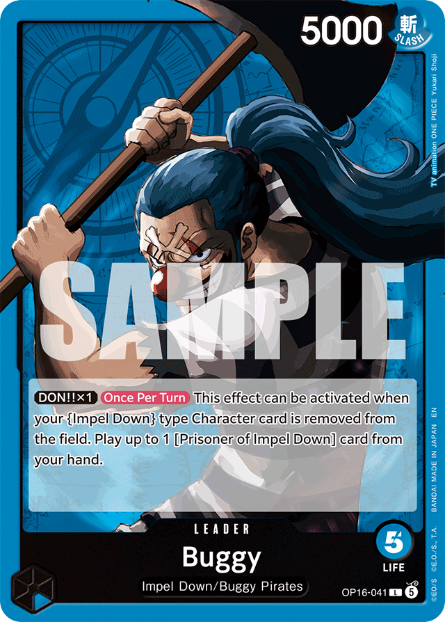 Buggy - OP16-041 - Leader - The Time Of Battle