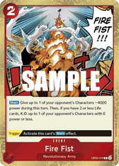 Fire Fist - OP05-019 - Rare - Awakening of the New Era
